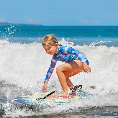 33/37/41 Inches Lightweight Body Board Boogie Board with EPS Core XPE Deck HDPE Bottom Multicolor4
