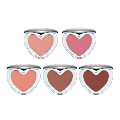 lilybyred Luv Beam Cheek Mousse blush compact set, 6 heart-shaped shades by Seoulia on Tampa Home & Garden Store