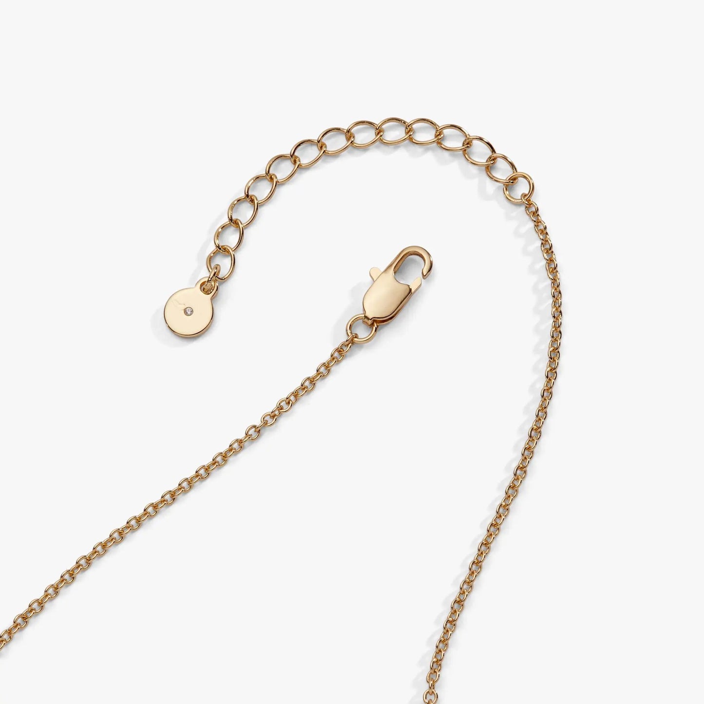 Gold-tone ALEX AND ANI Sports Mom Life baseball charm necklace with circular disc charm on Tampa Home & Garden Store