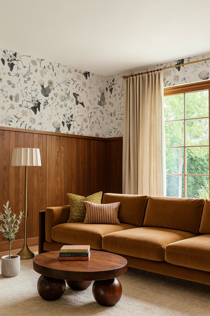 California Native Wallpaper, muted white