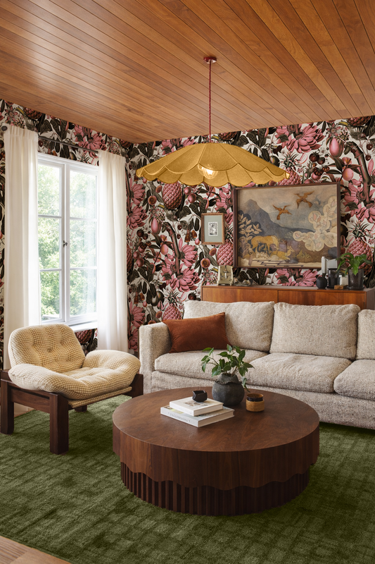 Juicy Fruit Wallpaper, white and pink - Tampa Home & Garden Store