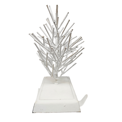 White Tree  Stocking Hanger