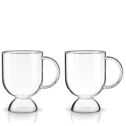 Raye Hot Toddy Glasses Set of 2 Clear Glass