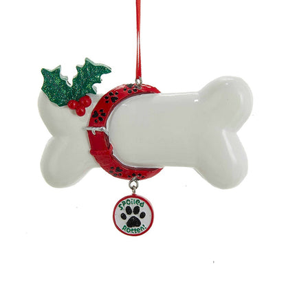 Décoration de Noël : Os de chien pourri