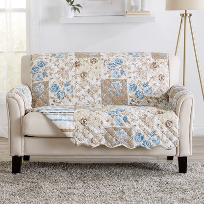 Stylish Floral Patchwork Cover and Protector