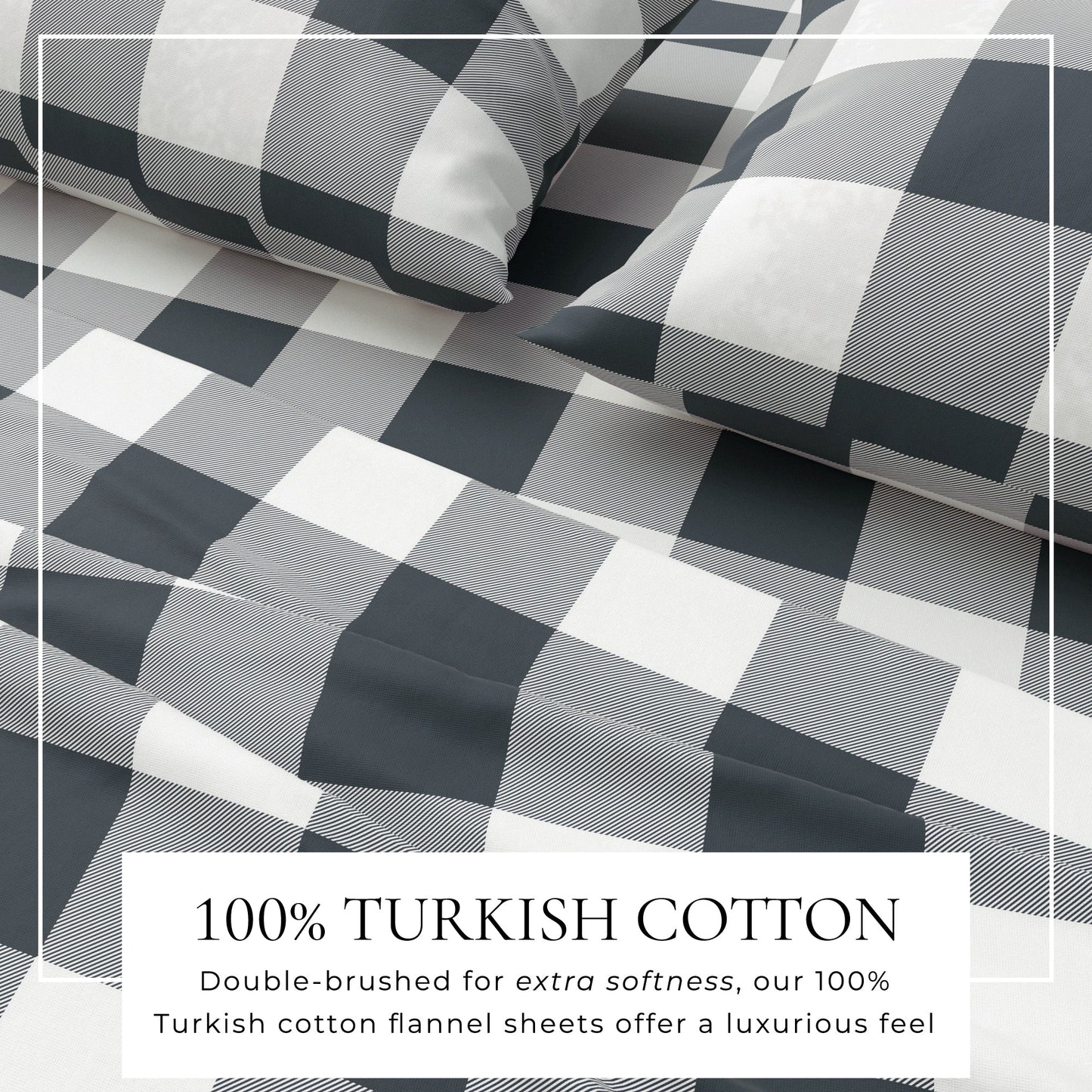 Luxurious and Soft Turkish Cotton Flannel Sheet