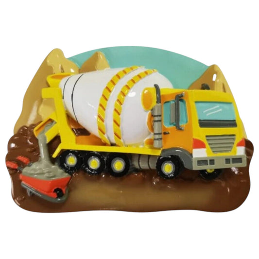 Cement Truck Ornament - Tampa Home & Garden Store
