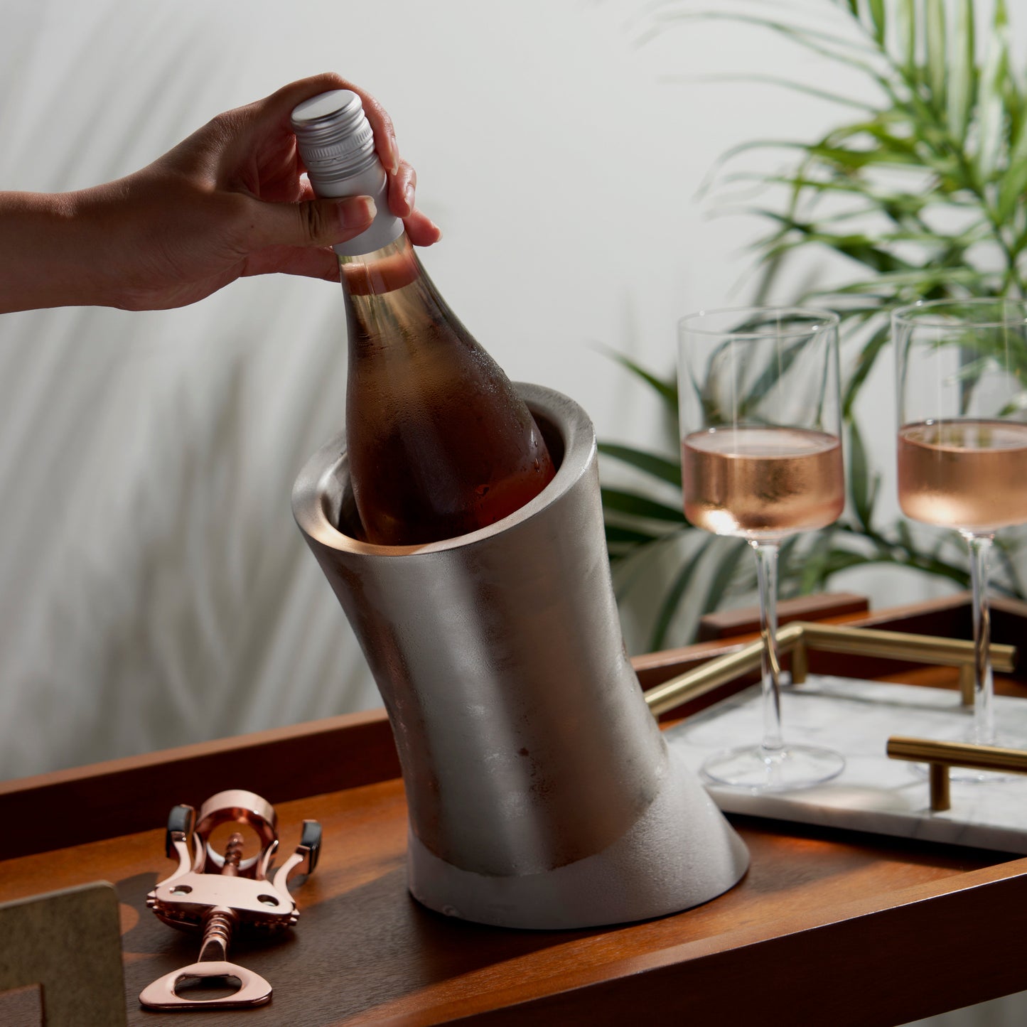 Stainless and Modern Wine Bottle Chiller