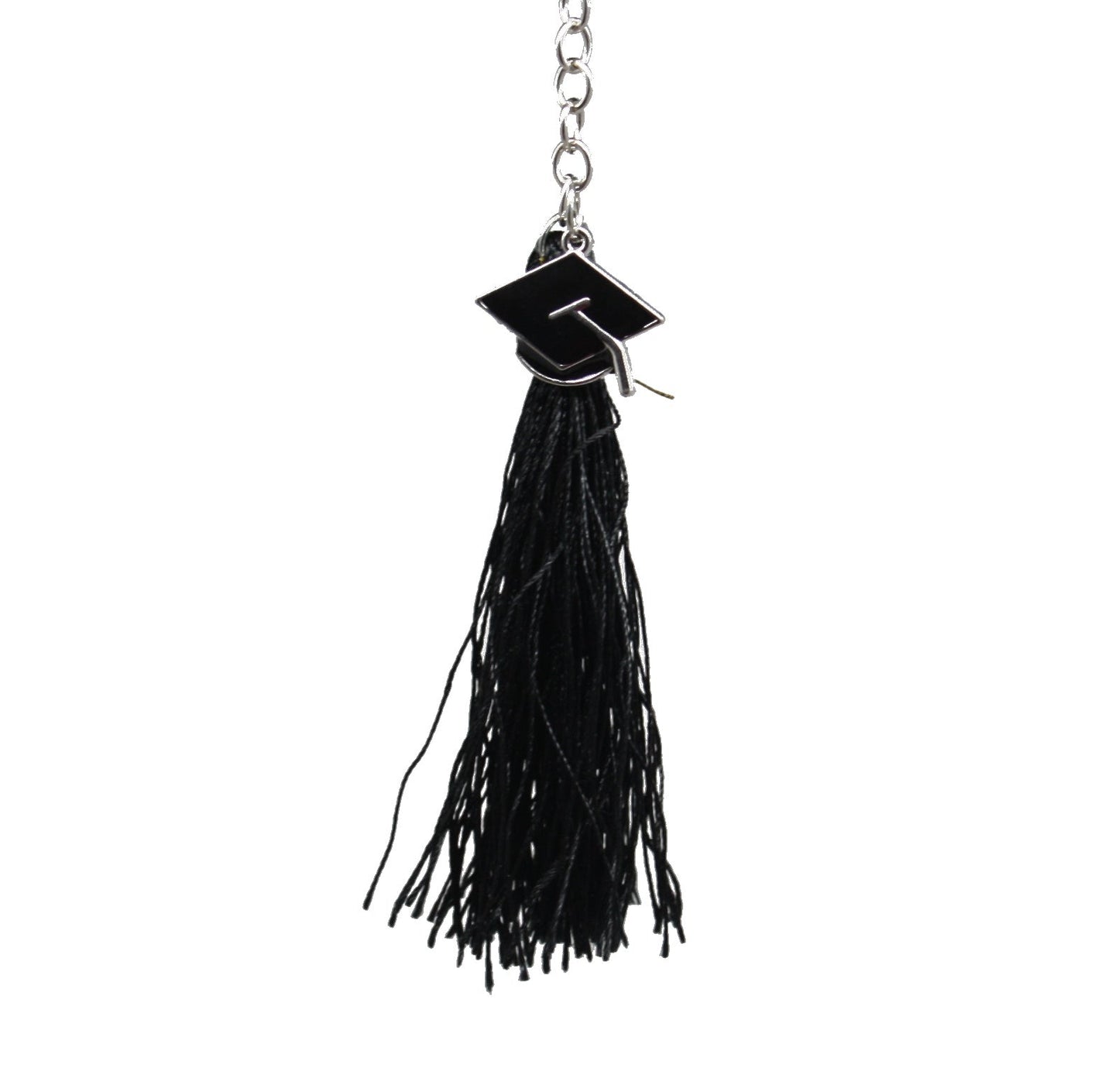 Graduation Tassel Key Chain - Black