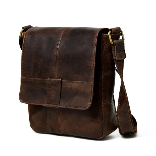 Brown Leather Crossbody Bag - Tampa Home & Garden Store