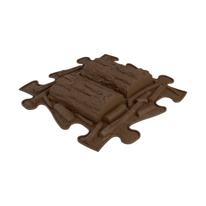 Royal Sensory Playmat Set brown interlocking mats by TINNITOTS on Tampa Home & Garden Store