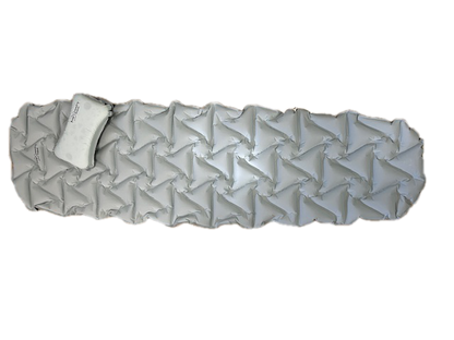 Sleeping Pad and Pillow 2pc gray River Country Gear pad with quilted pattern on Tampa Home & Garden Store