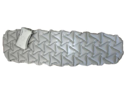 Sleeping Pad and Pillow 2pc gray River Country Gear pad with quilted pattern on Tampa Home & Garden Store