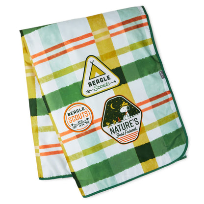 Couverture de pique-nique Peanuts Beagle Scouts avec sac