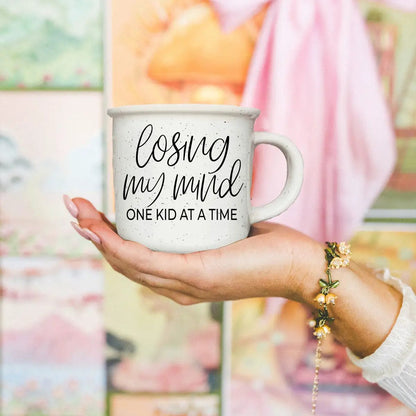 Losing My Mind One Kid at a Time Ceramic Mug