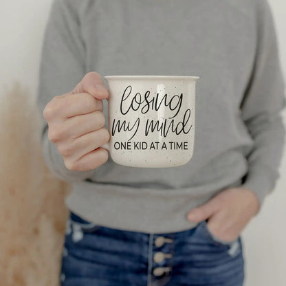 Losing My Mind One Kid at a Time Ceramic Mug
