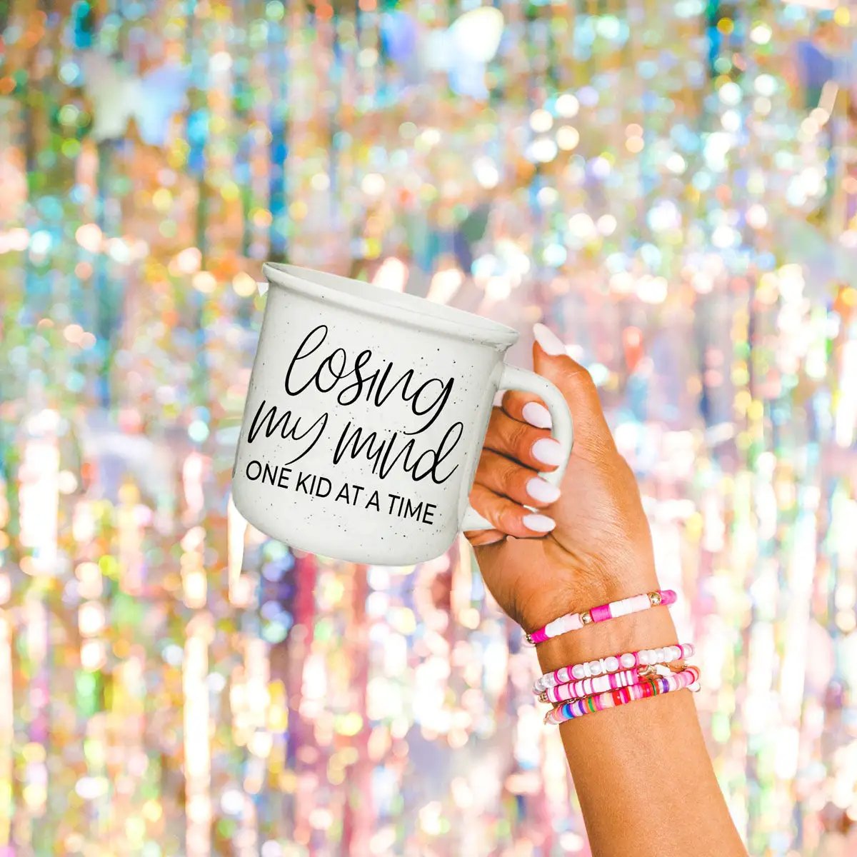 Losing My Mind One Kid at a Time Ceramic Mug