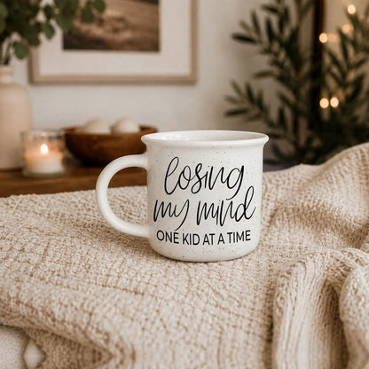 Losing My Mind One Kid at a Time Ceramic Mug
