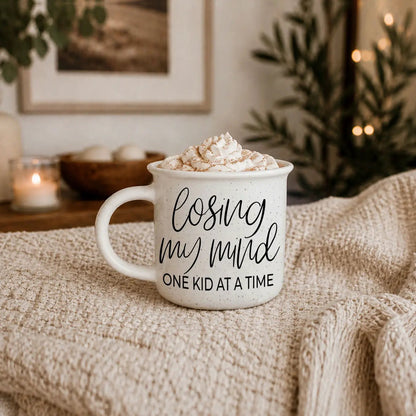 Losing My Mind One Kid at a Time Ceramic Mug