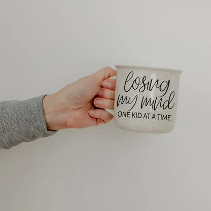 Losing My Mind One Kid at a Time Ceramic Mug