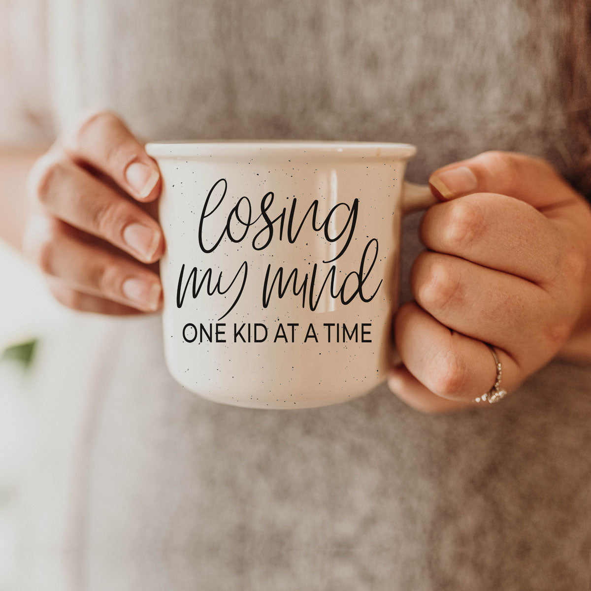 Losing My Mind One Kid at a Time Ceramic Mug
