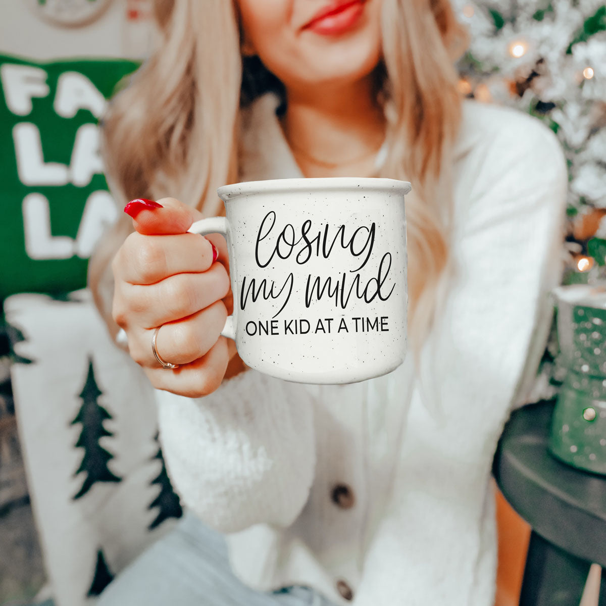 Losing My Mind One Kid at a Time Ceramic Mug