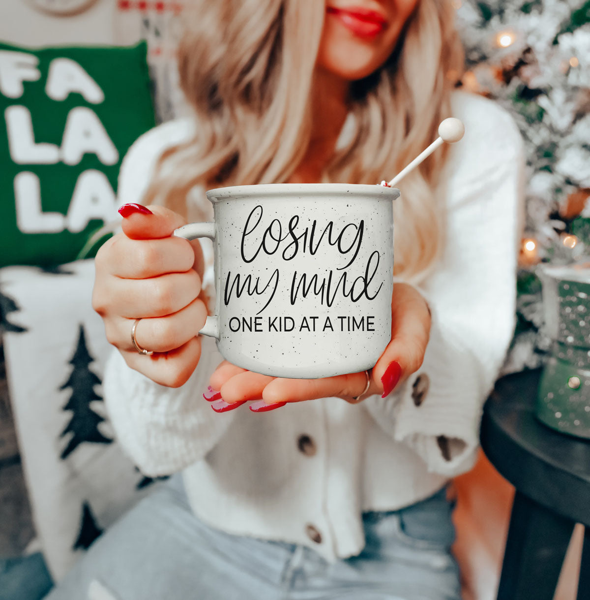 Losing My Mind One Kid at a Time Ceramic Mug