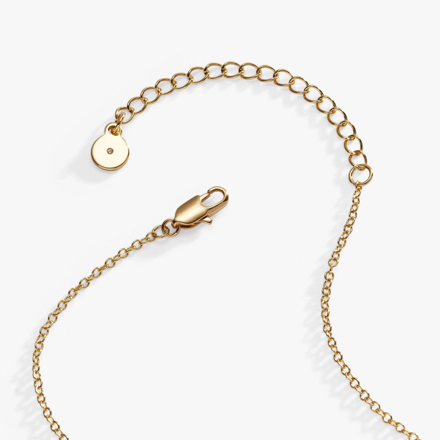 Gold-tone Love and Luck pendant necklace with round disc charm by Alex and Ani on Tampa Home & Garden Store
