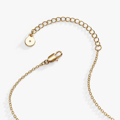 Gold-tone Love and Luck pendant necklace with round disc charm by Alex and Ani on Tampa Home & Garden Store