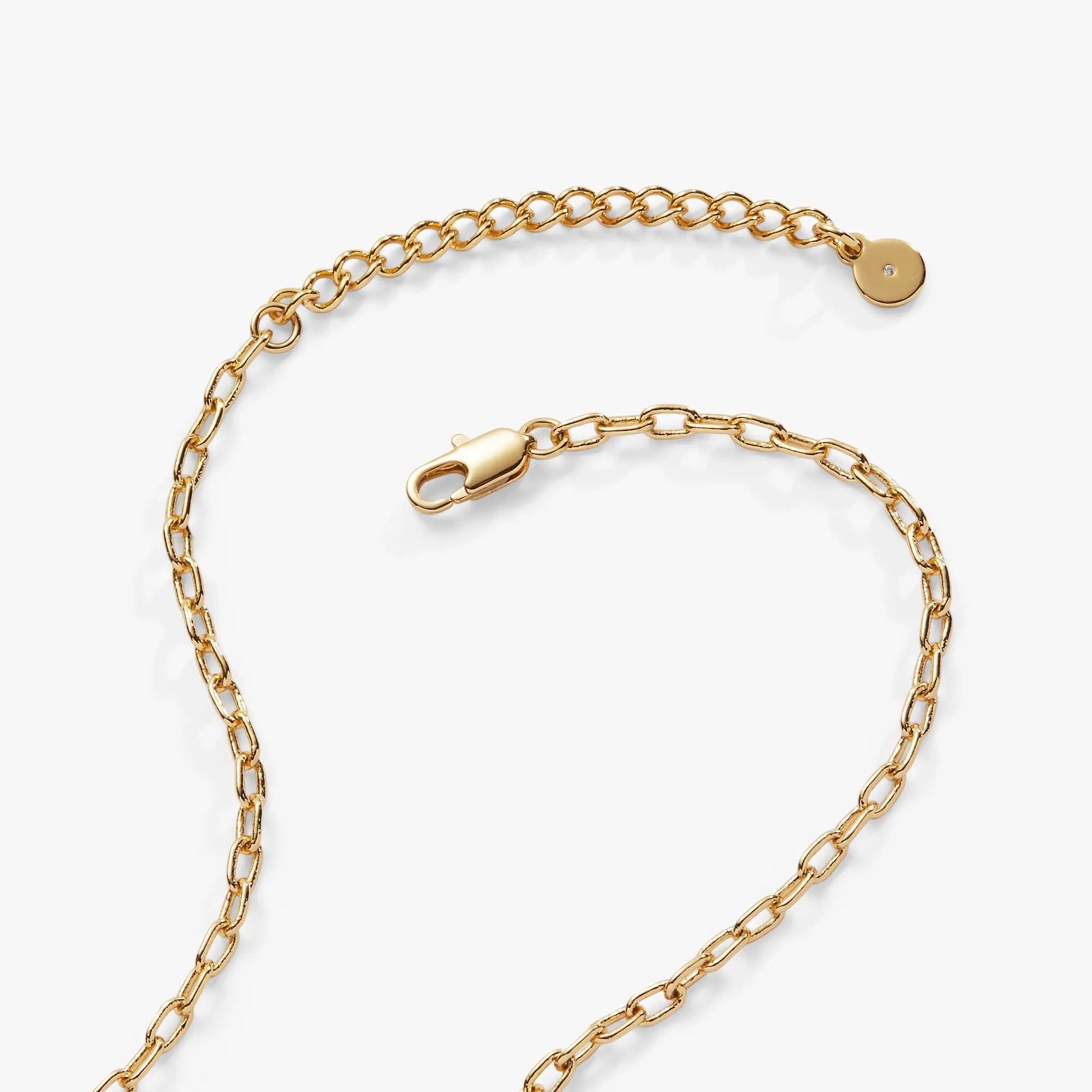 Love and Luck Wheel Charm Necklace by ALEX AND ANI in gold-tone chain with circular charm on Tampa Home & Garden Store