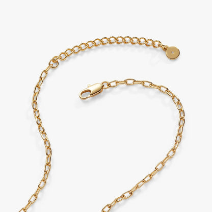 Love and Luck Wheel Charm Necklace by ALEX AND ANI in gold-tone chain with circular charm on Tampa Home & Garden Store