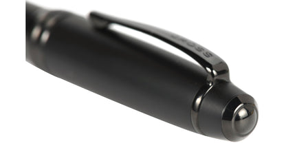 Bailey matte black lacquer rollerball pen by A.T. Cross with clip on Tampa Home & Garden Store