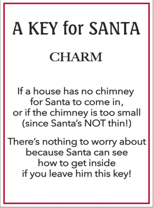 Santa's Key Charm - Tampa Home & Garden Store