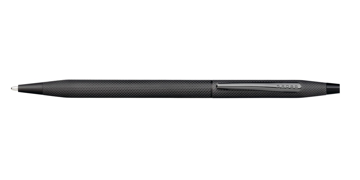 Cross Classic Century brushed black PVD ballpoint pen with textured grip and clip on Tampa Home & Garden Store