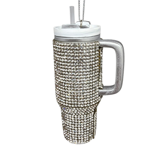 Crystal Tumbler Ornament - Tampa Home & Garden Store