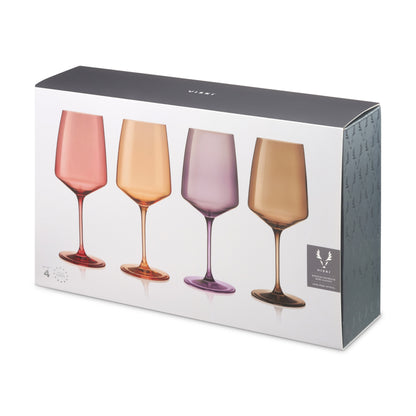 Reserve Nouveau Crystal Wine Glasses Set Of Four