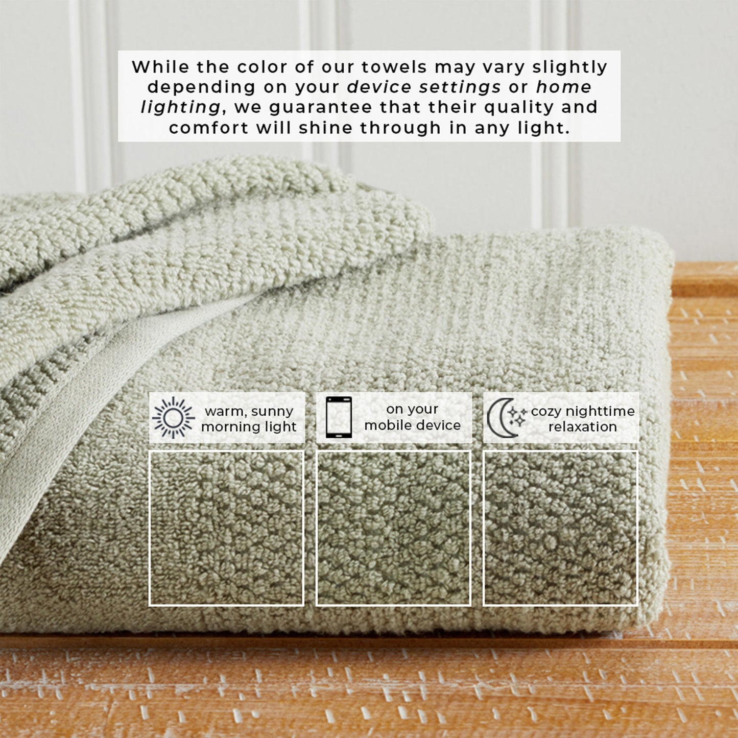 Pure Cotton Woven Bath Towel Set and a Soft Feel