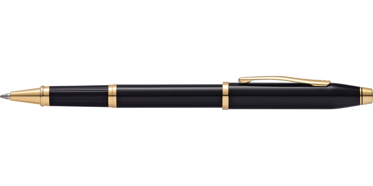 A.T. Cross Century II Classic Black Rollerball Pen with gold-tone trim on Tampa Home & Garden Store
