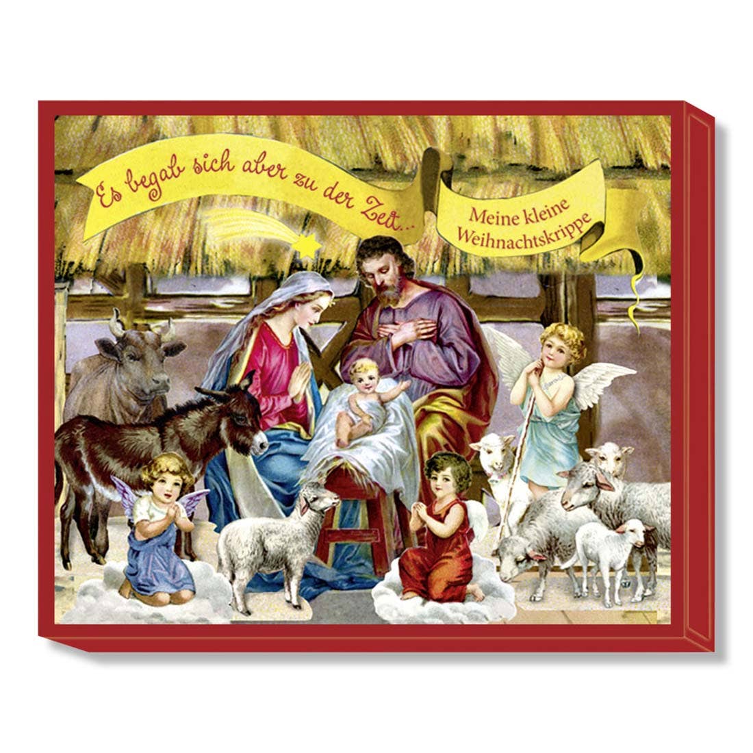 Bethlehem in Cardstock nativity by Barbara Behr; Advent decor The Country Christmas Loft on Tampa Home & Garden Store