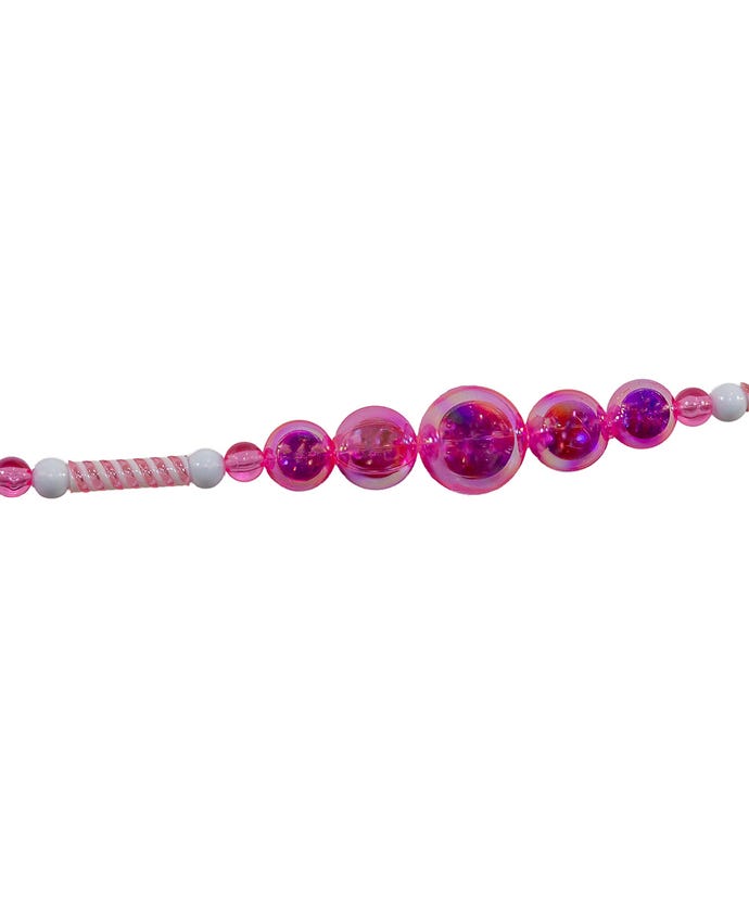 6' Pink Ball Candy Garland The Country Christmas Loft pink bead garland for Christmas decor on Tampa Home & Garden Store