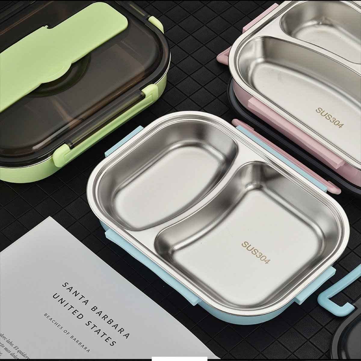 Leakproof Bento Lunch Box and Thermos Bag