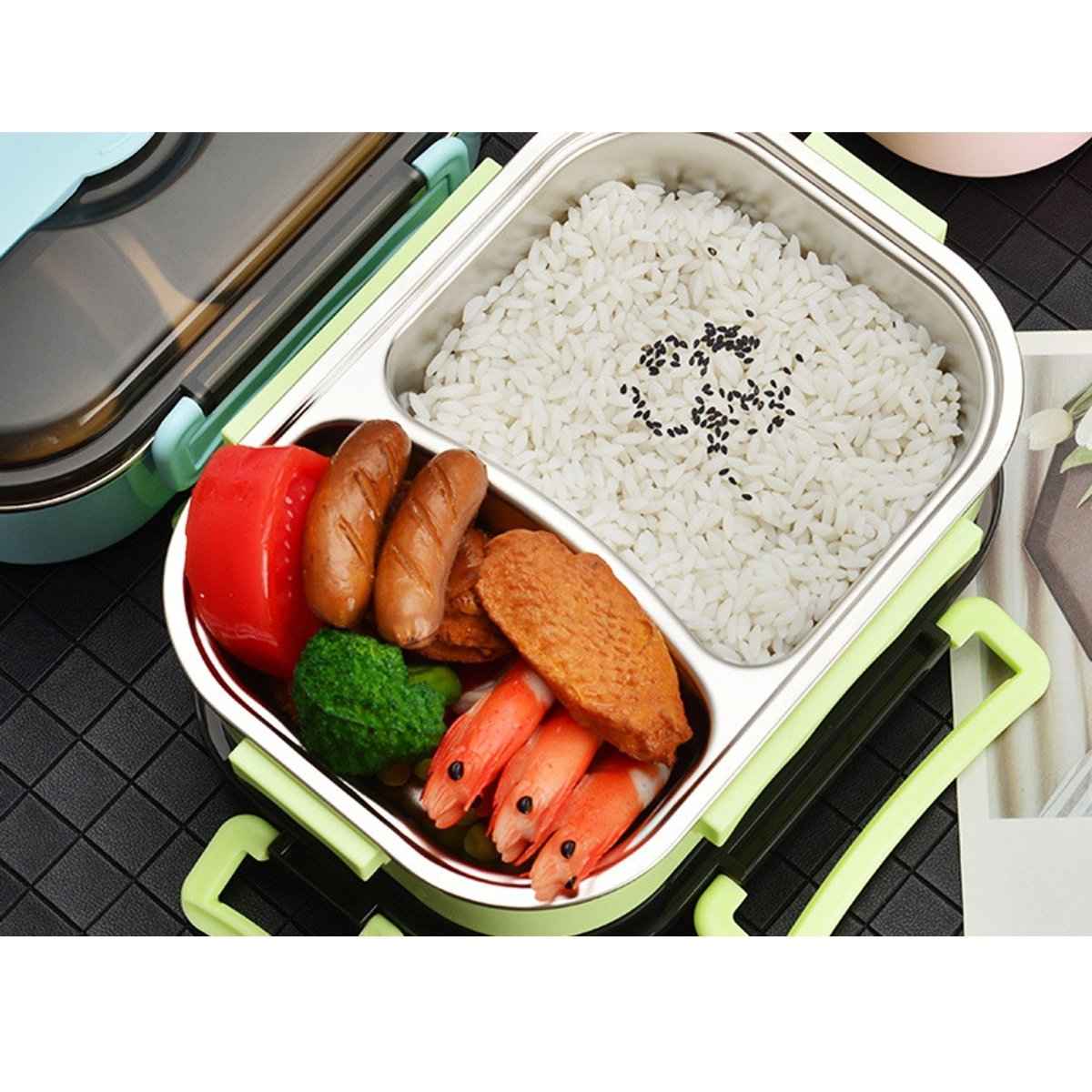 Leakproof Bento Lunch Box and Thermos Bag