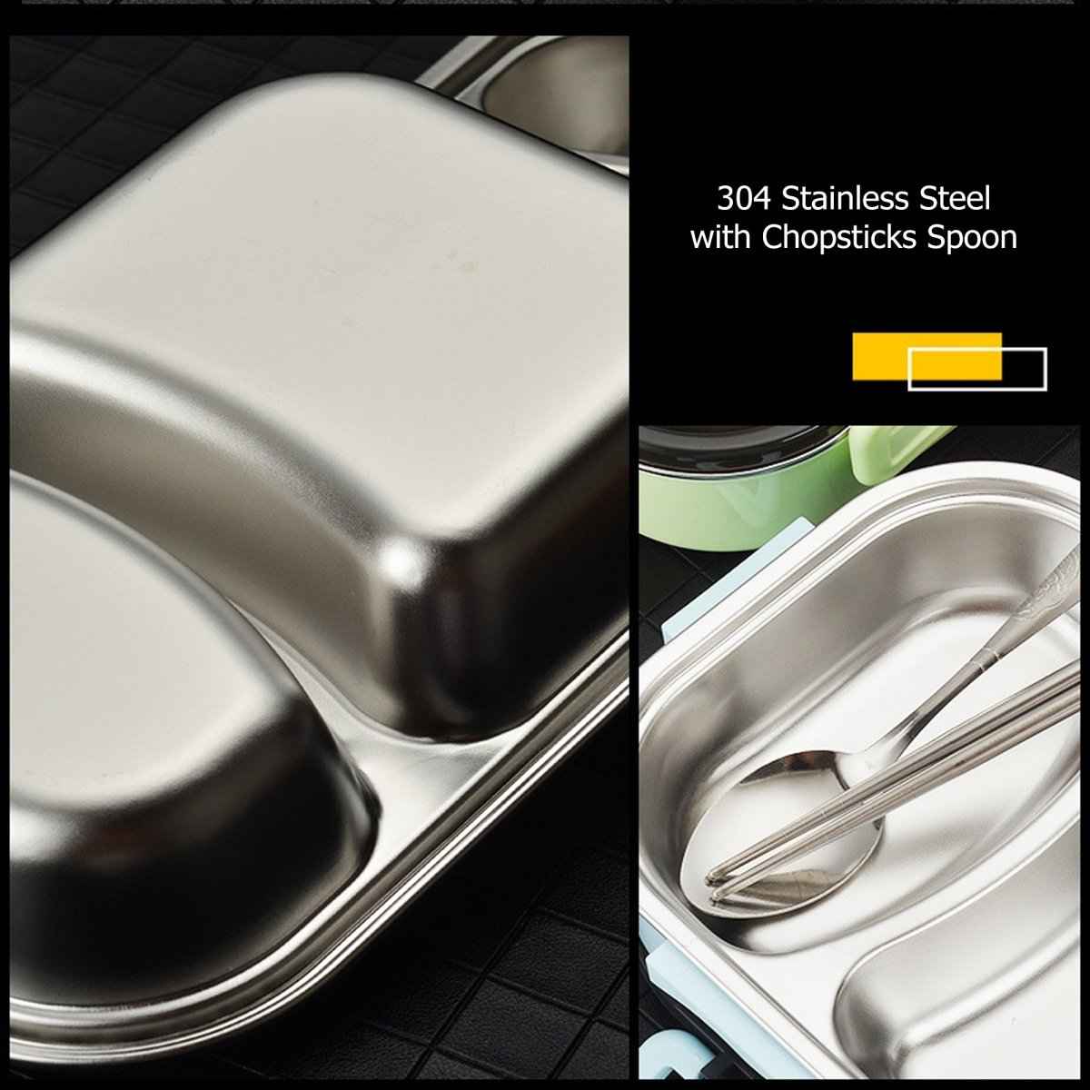 Leakproof Bento Lunch Box and Thermos Bag
