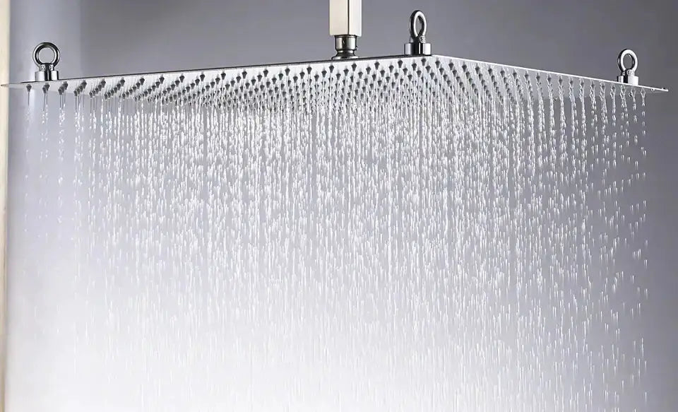 Chrome Square Shower Head Stainless Steel