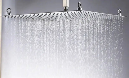Chrome Square Shower Head Stainless Steel