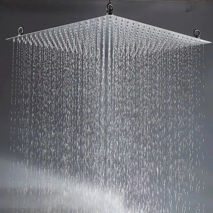 Chrome Square Shower Head Stainless Steel