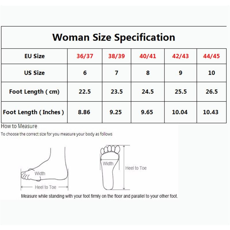 Stevvex women slippers size chart with EU/US foot length table and measurement diagrams on Tampa Home & Garden Store