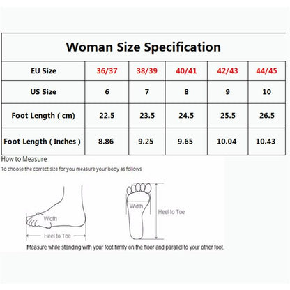 Stevvex women slippers size chart with EU/US foot length table and measurement diagrams on Tampa Home & Garden Store
