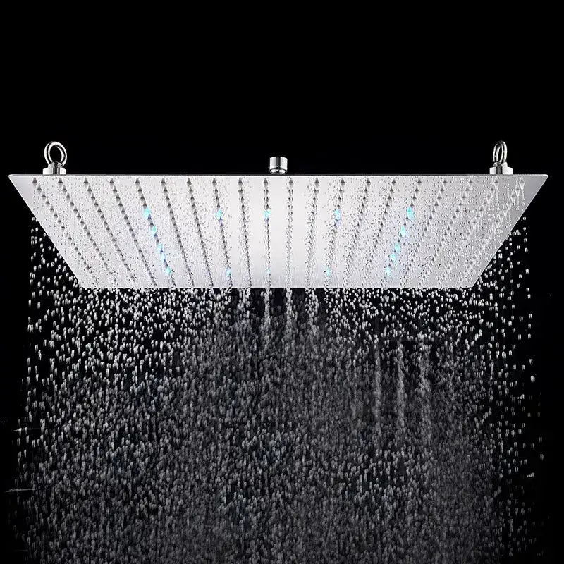 Luxury Matte Black Rainfall Shower Head 20 Inch