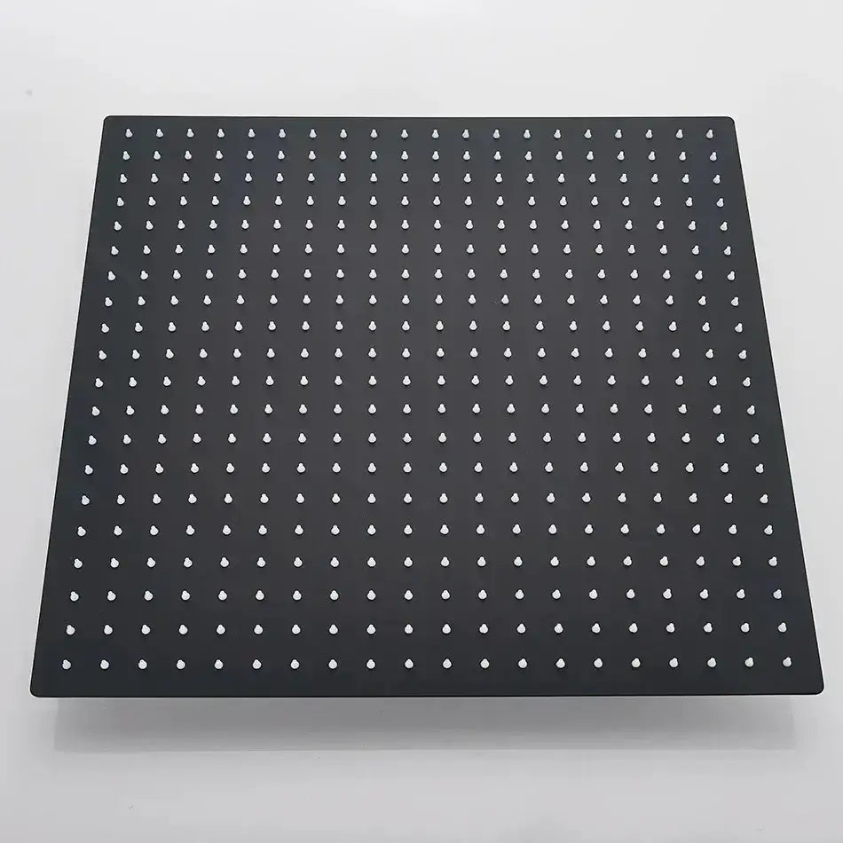 Luxury Matte Black Rainfall Shower Head 20 Inch